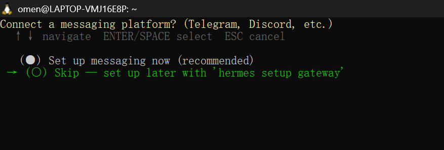 Hermes 部署截图